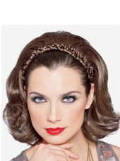 Braided Headband with Hair by Paula Young Beautiful Wigs and